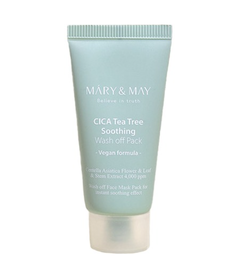 Маска Mary May CICA TeaTree Soothing Wash off глиняная для чувствительной кожи Mary&May