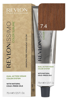 Краска для волос REVLON REVLONissimo COLOR SUBLIME VEGAN 7-4, 75мл