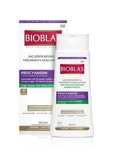 Шампунь для жирных волос Bioblas Anti-Hair Loss Procyanidin 360мл