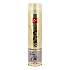 Лак для волос Wella Wellaflex объем до двух дней сильная фиксация 250 мл