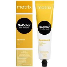 Крем-краска Matrix SoColor Pre-Bonded 6VA темный блондин перламутрово-пепельный 90 мл