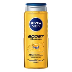 Гель для душа Nivea Men Boost 3 в 1 500 мл