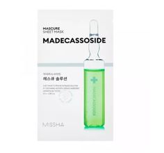 Маска для лица MISSHA SOS с мадекасосидом для восстановления ослабленной кожи, 28 мл, 2 шт