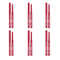 Карандаш для губ Belor Design механический Automatic Soft Тон 203 Розовый 6 штук