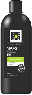 Гель-шампунь Be a man Sport Тонизирующий 2в1 360мл Аромат