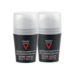 Дезодорант Vichy Deodorant Homme мужской шариковый для чувствительной кожи, 50 млх2 шт.