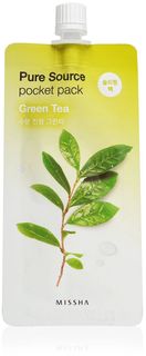 Маска для лица MISSHA с экстрактом зеленого чая, 10 мл, 3 шт