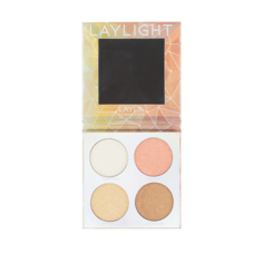 Палитра Layla Cosmetics из 4 хайлайтеров Palette Laylight