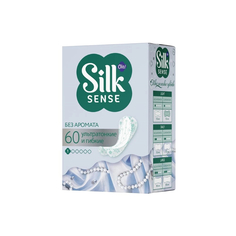 Прокладки ежедневные Ola! Silk Sence light стринг-мультиформ, 1 капля, 60 шт.