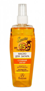 Масло для загара Floresan Абрикосовый нектар SPF 15 135 мл