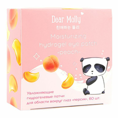 Патчи для области вокруг глаз Dear Molly гидрогелевые персик 90 г