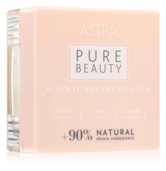 Пудра для лица Astra Pure beauty Mineral banana powder рассыпчатая, 54 г