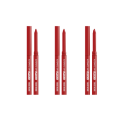 Карандаш для губ BeLor Design механический Automatic Soft Тон 206 Красный 3 штуки