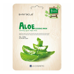 Маска тканевая для лица S+miracle Aloe Essence Mask с алоэ 25 мл