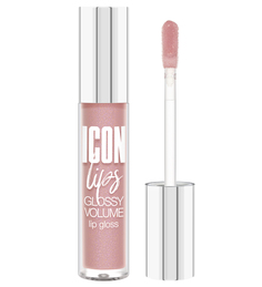 Блеск для губ Luxvisage Icon Lips Glossy Volume с эффектом объема, №504 Dusty Rose, 3,4 г