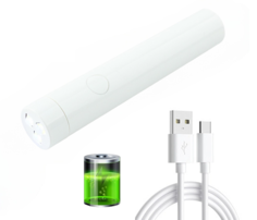 Фонарик для сушки гель-лака Byfashion UV+LED с аккумулятором белый 3W