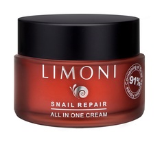 Крем для лица Limoni Восстанавливающий Snail Repair All In One Cream 50мл