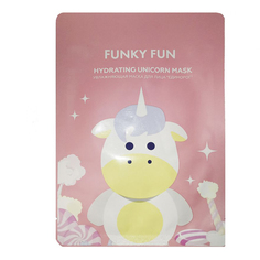 Маска для лица тканевая Funky Fun Единорог увлажняющая 20 г