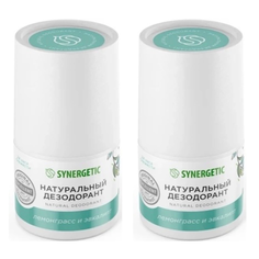 Натуральный дезодорант Synergetic лемонграсс - эвкалипт 50 мл 2 шт
