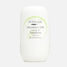 Дезодорант роликовый Byphasse Bamboo Extract с экстрактом бамбука, для женщин, 48 ч, 50 мл