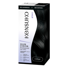Краска для волос KENSUKO Тон 1.0 Черный 50 мл