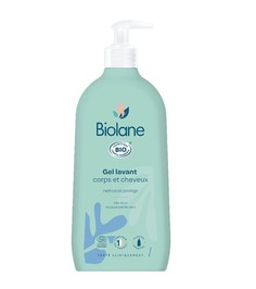 Органический гель-душ Biolane для очищения тела и волос, 500 мл
