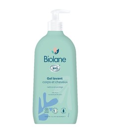Органический гель-душ Biolane для очищения тела и волос, 500 мл