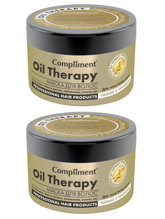 Маска для волос Compliment Oil Therapy с маслом арганы 500 мл х 2шт