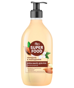 Крем-мыло жидкое Fito косметик Superfood Миндаль & макадамия питательное, 520 мл