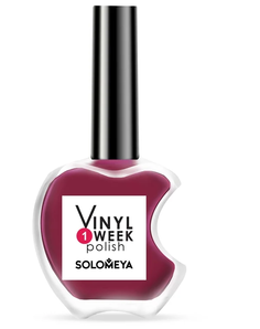 Лак для ногтей Solomeya One Week Vinyl Polish Cherry, №12, 13 мл