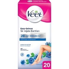 Восковые полоски Veet Easy Gelwax для чувств кожи 20 шт