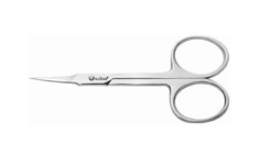 Ножницы маникюрные Kaizer, закругленные, матовые, ручная алмазная заточка Kaiser