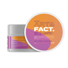 Угольная маска для лица ART&FACT Глубоко очищающая поры Kaolin115%+Niacin2% 50 мл