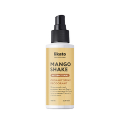 Органический спрей-дезодорант для тела Mango Shake Likato Professional 100 мл