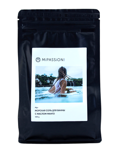 Соль для ванны MiPassion морская с маслом манго 500 г