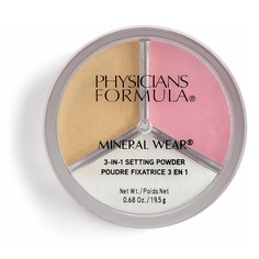 Пудра Physicians Formula Mineral Wear 3-in-1 Setting Powder минеральная рассыпчатая 19,5 г