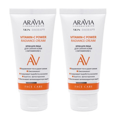 Крем для лица Aravia Laboratories с Витамином С Vitamin-C Power Radiance Cream 50 мл 2шт