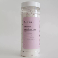 Соль для ванны Mipassioncorp Английская парфюмированная, с бутонами роз, 450 г