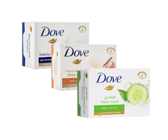 Мыло Dove ассорти Beauty Go fresh Shea 135 г 3 шт