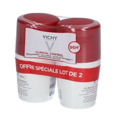 Набор Vichy Deodorant Clinical Control дезодорант шариковый с защитой 96 часов, 50 млх2шт.