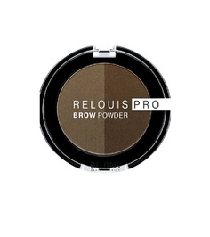 Тени Relouis для бровей Pro Brow Powder Тон 02 Taupe, 2 шт.