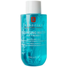 Вода мицеллярная Erborian Cleansing Water для снятия макияжа, очищающая, 7 трав, 190 мл