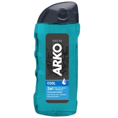 Гель-шампунь Arko Men Cool 2в1 Глубокое очищение 260 мл