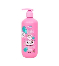 Гель-шампунь для душа 7Days Friends Forever Pretty Kitty 2в1, с малиной и ромашкой, 400 мл