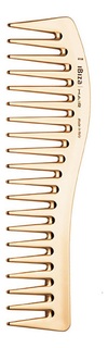 Расческа для волос Ibiza Hair Gold Comb Wave волнистая