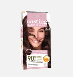 Краска-уход для волос LOreal Paris Casting Natural Gloss №423 Горячий шоколад, 184 мл