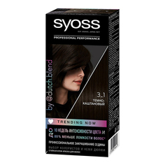 Краска для волос Syoss Professional Performance 3.1 Темно-каштановый 180 г