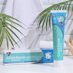 Зубная паста Family Cosmetics, "Семейная защита", без фтора, 170 мл No Brand