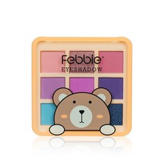 Палетка теней для век Febble Hello Friends 9 цветов, 16,2г