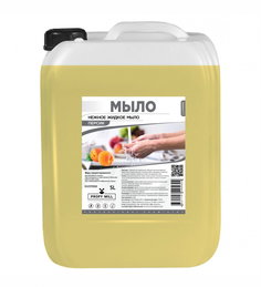 Нежное универсальное жидкое мыло Profy Mill Персик 5 литров